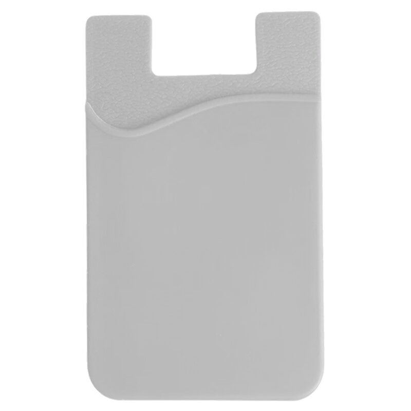 Custom Sillicone Phone Wallet Sleeve with Adhesive Back - 3