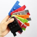 Custom Push Bubble Silicone Phone Wallet Card Holder - 1