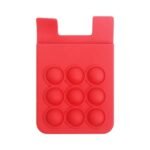 Custom Push Bubble Silicone Phone Wallet Card Holder - 2