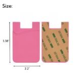 Custom Silicone Smart Phone Wallet Stick On - 1