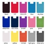 Custom Silicone Smart Phone Wallet Stick On - 2