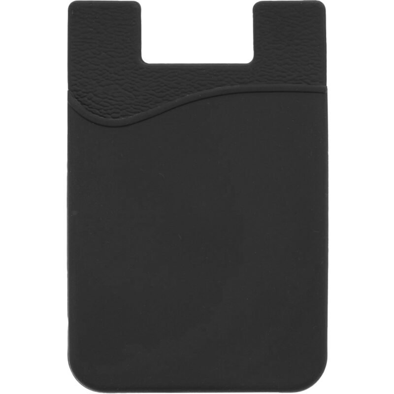 Custom Domestic Silicone Phone Wallet w/ single pocket card holder - 8