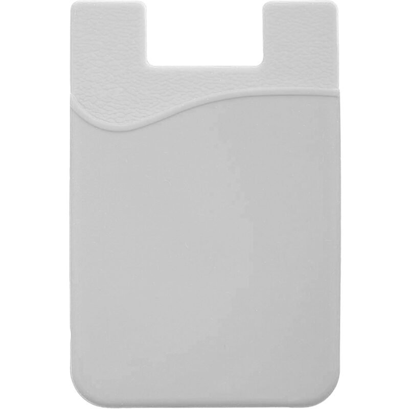 Custom Domestic Silicone Phone Wallet w/ single pocket card holder - 9