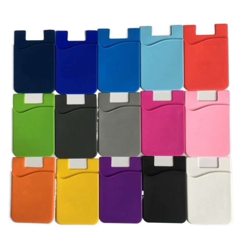 Custom High Quality Silicone Cell Phone Wallet - 1