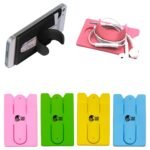 Custom Silicone Phone Wallet With Stand