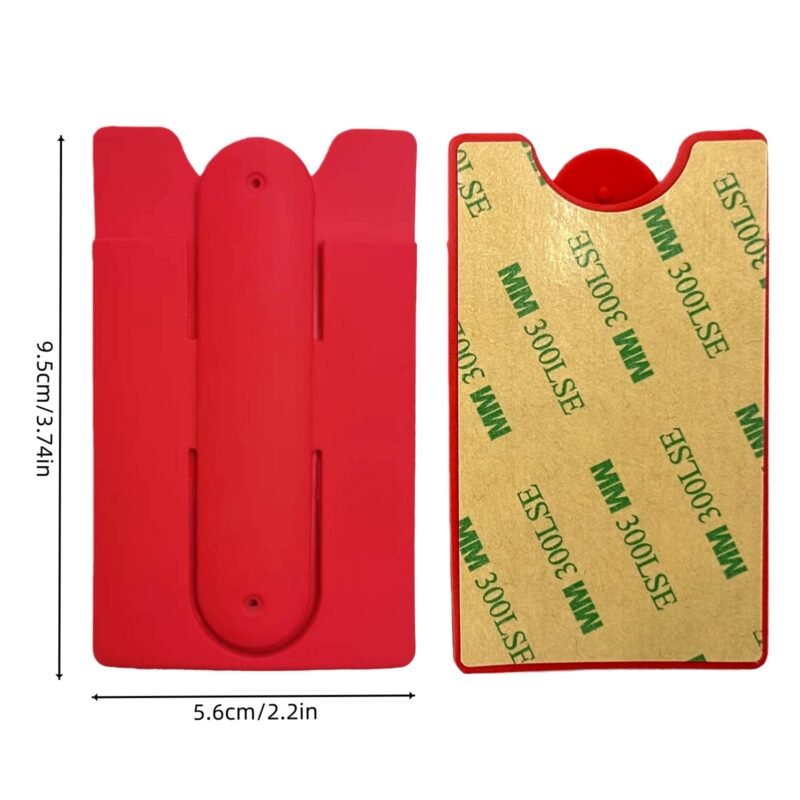 Custom Silicone Phone Wallet With Stand - 2
