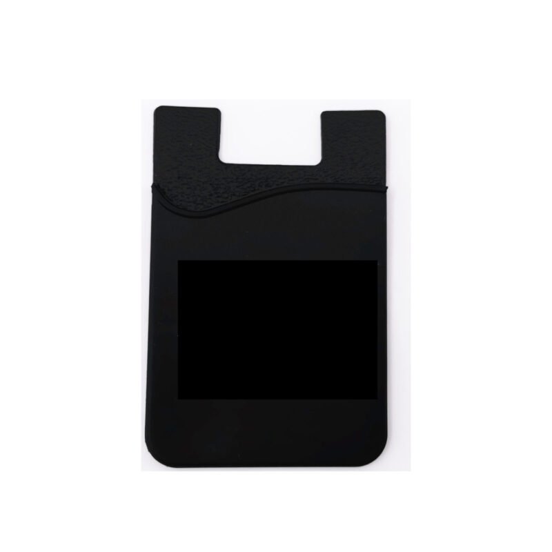 Custom Silicone Stick On Cell Phone Wallet - 1