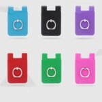 Custom Adhesive Cell Phone Wallet With Ring Stand - 1