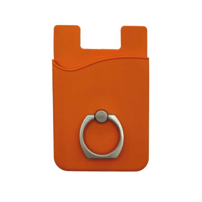 Custom Adhesive Cell Phone Wallet With Ring Stand - 3