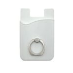 Custom Adhesive Cell Phone Wallet With Ring Stand - 5