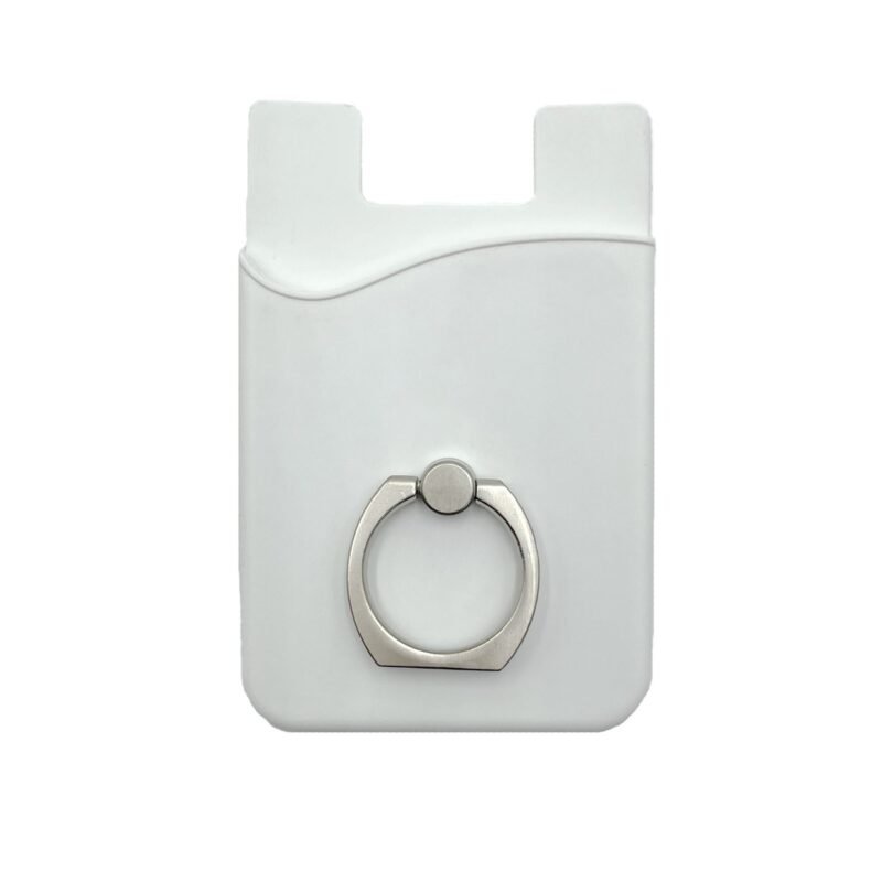 Custom Adhesive Cell Phone Wallet With Ring Stand - 5