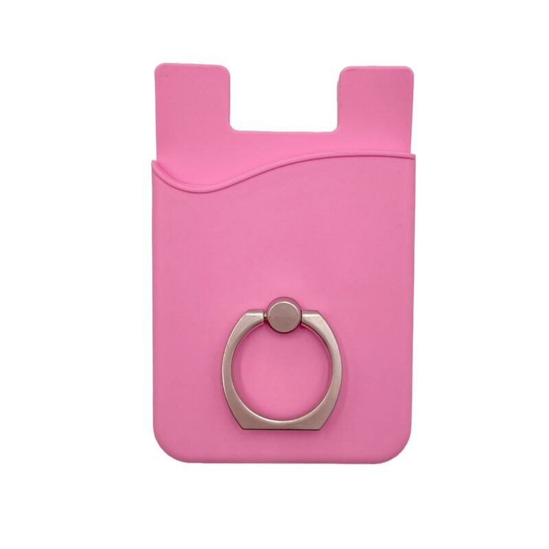 Custom Adhesive Cell Phone Wallet With Ring Stand - 6