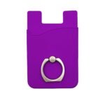 Custom Adhesive Cell Phone Wallet With Ring Stand - 7