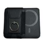 Custom Magnetic PU Leather Phone Wallet with Ring Holder - 2