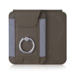 Custom Magnetic PU Leather Phone Wallet with Ring Holder - 3