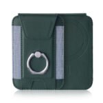 Custom Magnetic PU Leather Phone Wallet with Ring Holder - 5