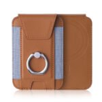 Custom Magnetic PU Leather Phone Wallet with Ring Holder - 6