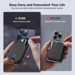 Custom Magnetic Phone Wallet Stand Adjustable Card Holder - 3