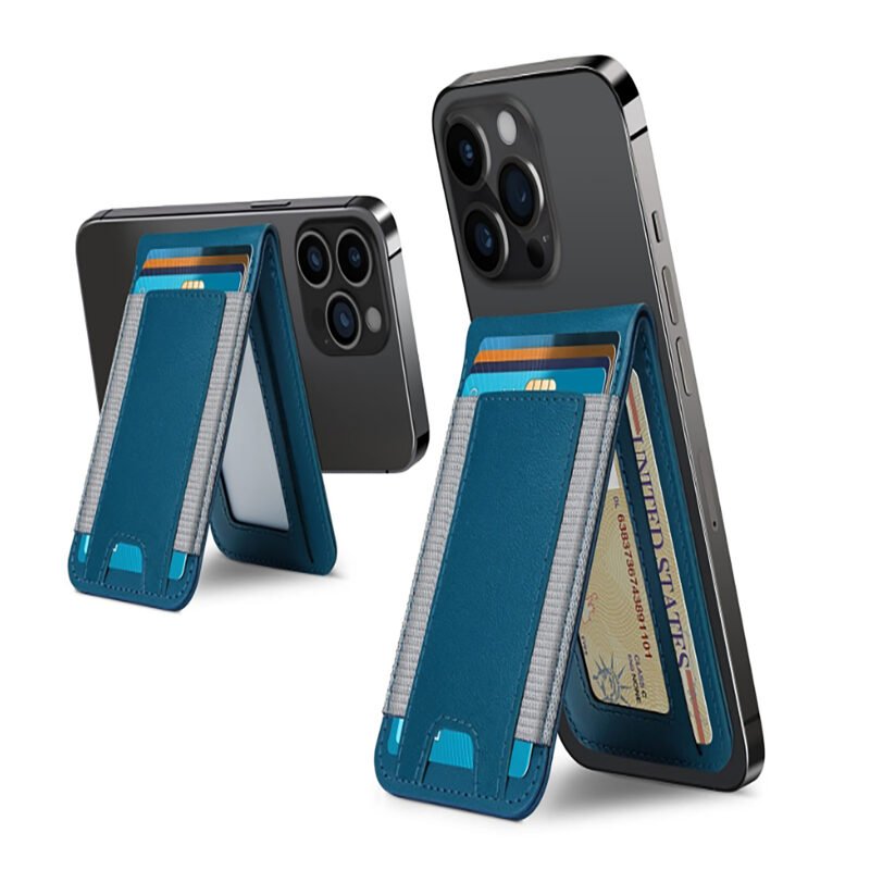 Custom Magnetic Phone Wallet Stand - 4