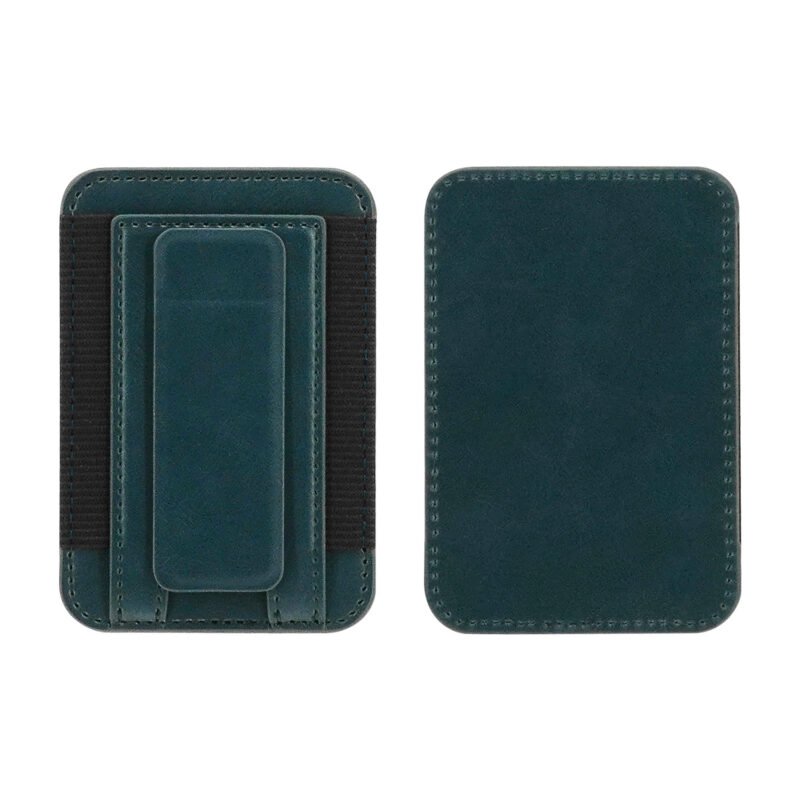 Custom Magnetic Two Fold Phone Slide Card Holder Cell Phone Wallet Stand - 5