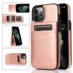 Custom PU Leather Magnetic Phone Wallet Card Holder Phone Case With Phone Stand - 5