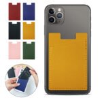 Custom PU Leather Pocket Stick-On Phone Wallet - 1