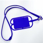 Custom Silicone Neck Lanyard Cell Phone Wallet - 1