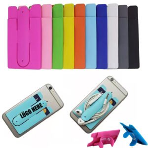 Custom Silicone Phone Wallet Card Holder