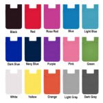 Custom Silicone Phone Wallet Sleeve Pocket Stick-on Credit Card Holder 01 - 1