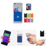 Custom Silicone Phone Wallet With Finger Grip Slot - 1