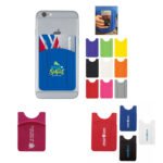 Custom Silicone Phone Wallet With Finger Grip Slot
