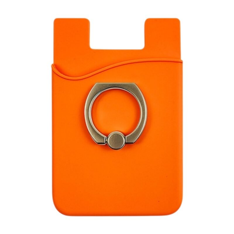 Custom Silicone Phone Wallet with Ring Holder - 9