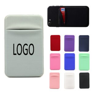 Custom Stretch Lycra Phone Wallet Card Holder