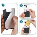 Custom Silicone Cell Phone Wallet Card Holder - 3