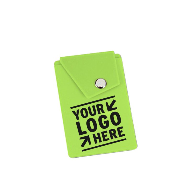 Custom Silicone Phone Wallet With Snap