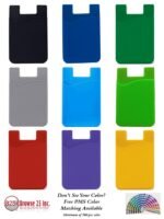 Custom Silicone Phone Wallet with Printed Logo - 1