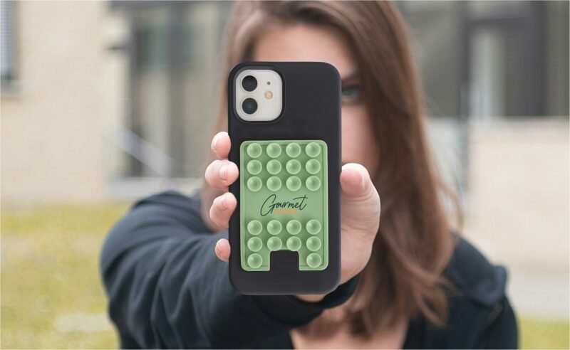 Custom Silicone Suction Phone Wallet - 3