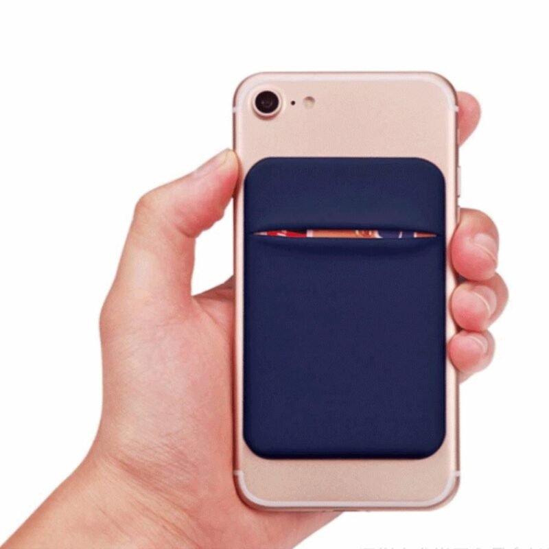 Custom Stretch Fabric Phone Wallet w/ Cap - 1