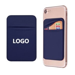 Custom Stretch Fabric Phone Wallet w/ Cap