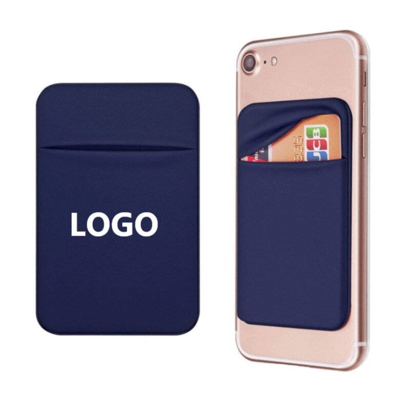 Custom Stretch Fabric Phone Wallet w/ Cap