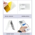 Custom Ultra-Thin Adhesive Phone Wallet Stand - 1
