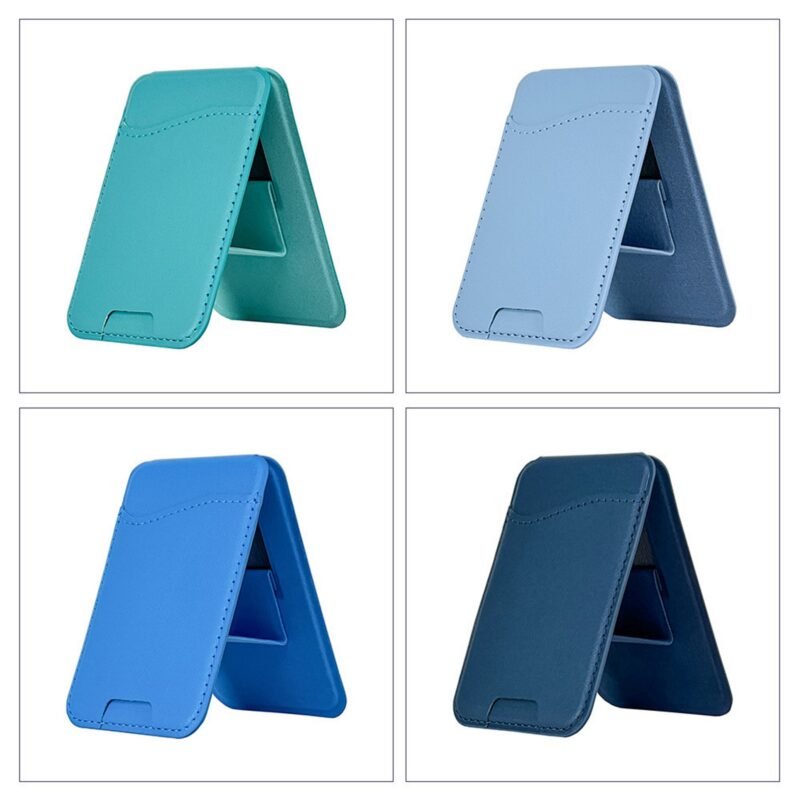 Custom Ultra-Thin Adhesive Phone Wallet Stand - 4