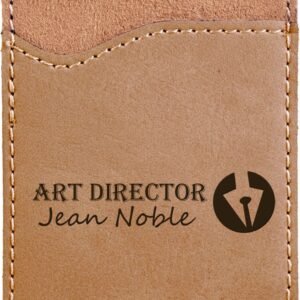 Custom Laserable Leatherette Phone Wallet