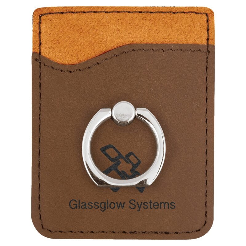 Laserable-Leatherette-Phone-Wallet-with-Silver-Ring-238-x-313-HM141320XX Custom Laserable Leatherette Phone Wallet with Silver Ring