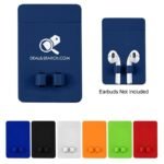 Custom Phone Wallet With Earbuds Holder