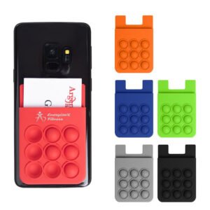 Custom Push Pop Phone Wallet