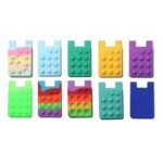 Custom Silicone Pop Bubble Phone Wallet Holder