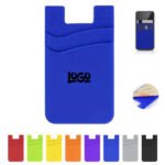 Custom Double Pocket Silicone Phone Wallet