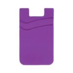 Custom Double Pocket Silicone Phone Wallet - 4