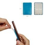 Custom PU Leather Phone Wallet Card Holder with Adhesive - 1